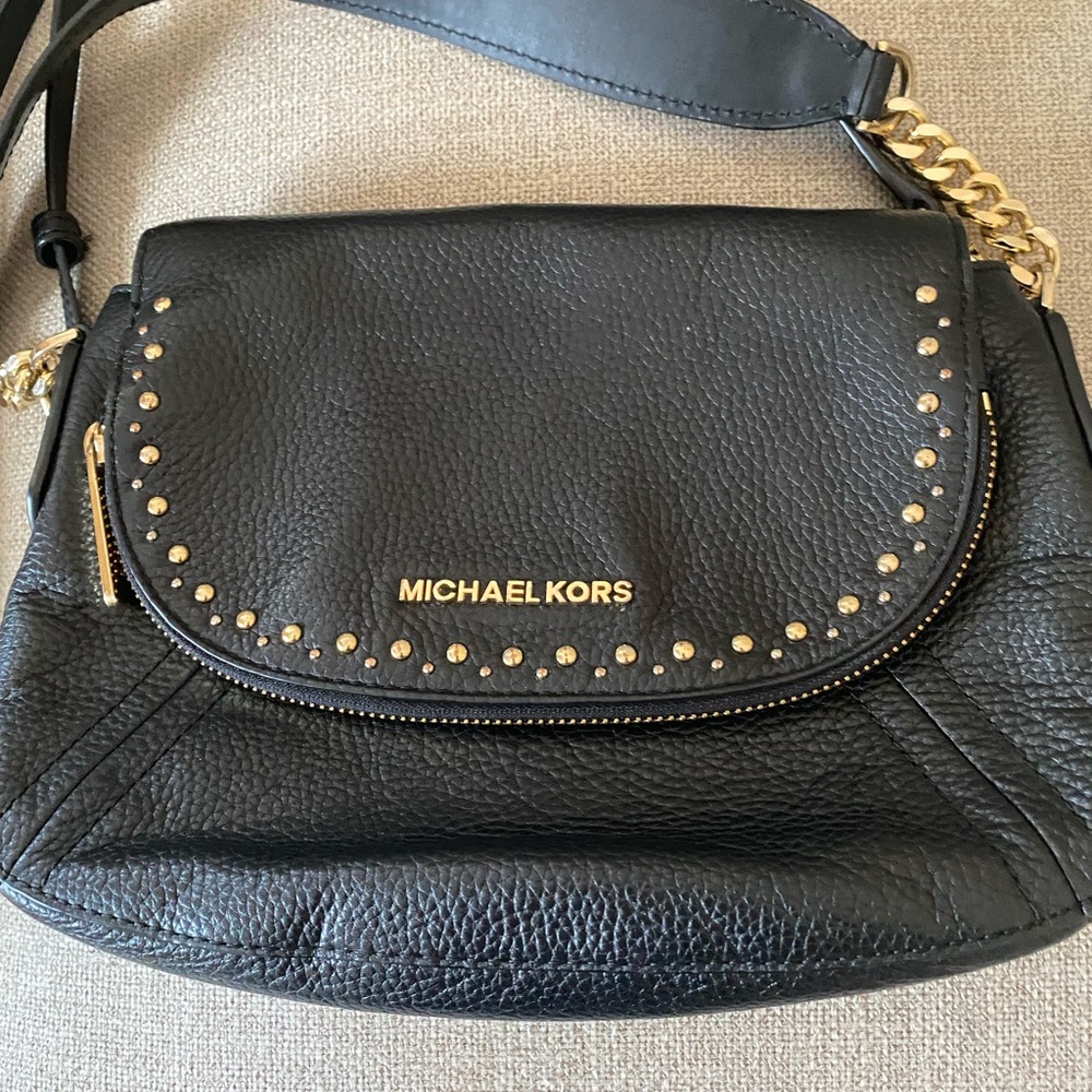 Used  like new women leather shoulder bag MICHAEL KORS Aria